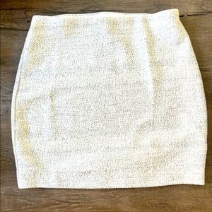 Express grey tweed skirt size Small NWT